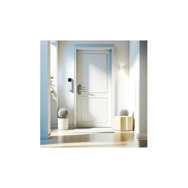 Woox R4331 Smart Video Doorbell Indoor Bell, FHD, 3 MP, 1 2,8 CMOS, IP65, Wi-Fi 802.11 B G N, Weiß