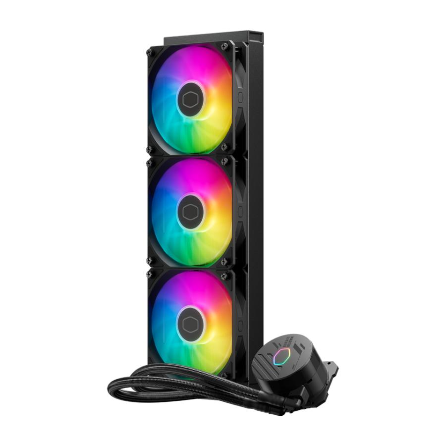 Cooler Master mlw-d36m-a18pa-rw Masterliquid 360 Core II Argb weiß, Gen 3 Punp, 3x 120 mm Argb