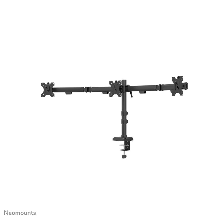 Neomounts DS60-600BL3 Tischmonitorarm, Klemmtülle, 10–27, 100 x 100 mm, höhenverstellbar, schwarz