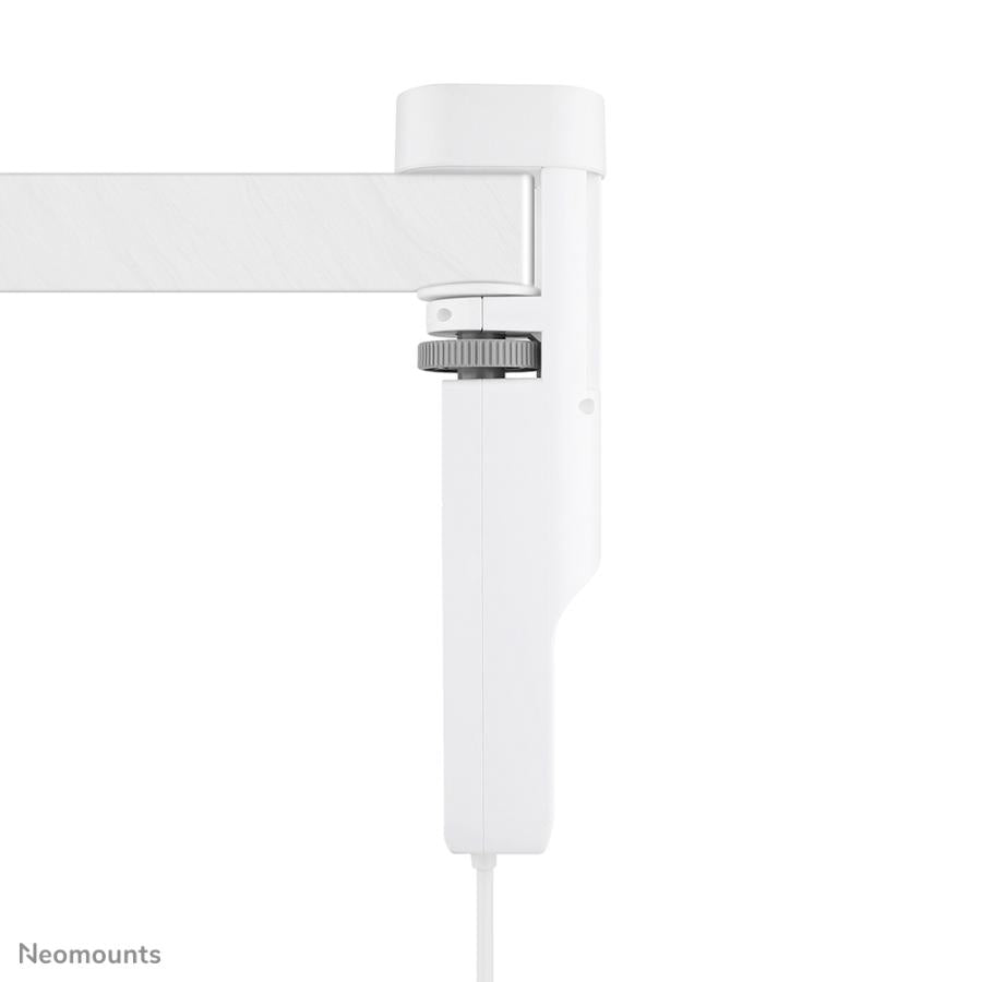 Neomounts ds22-840wh6 Tischsteckdose mit Klemme, 1,4 m, Innenbereich, Typ F, Kunststoff, weiß, Stromversorgung