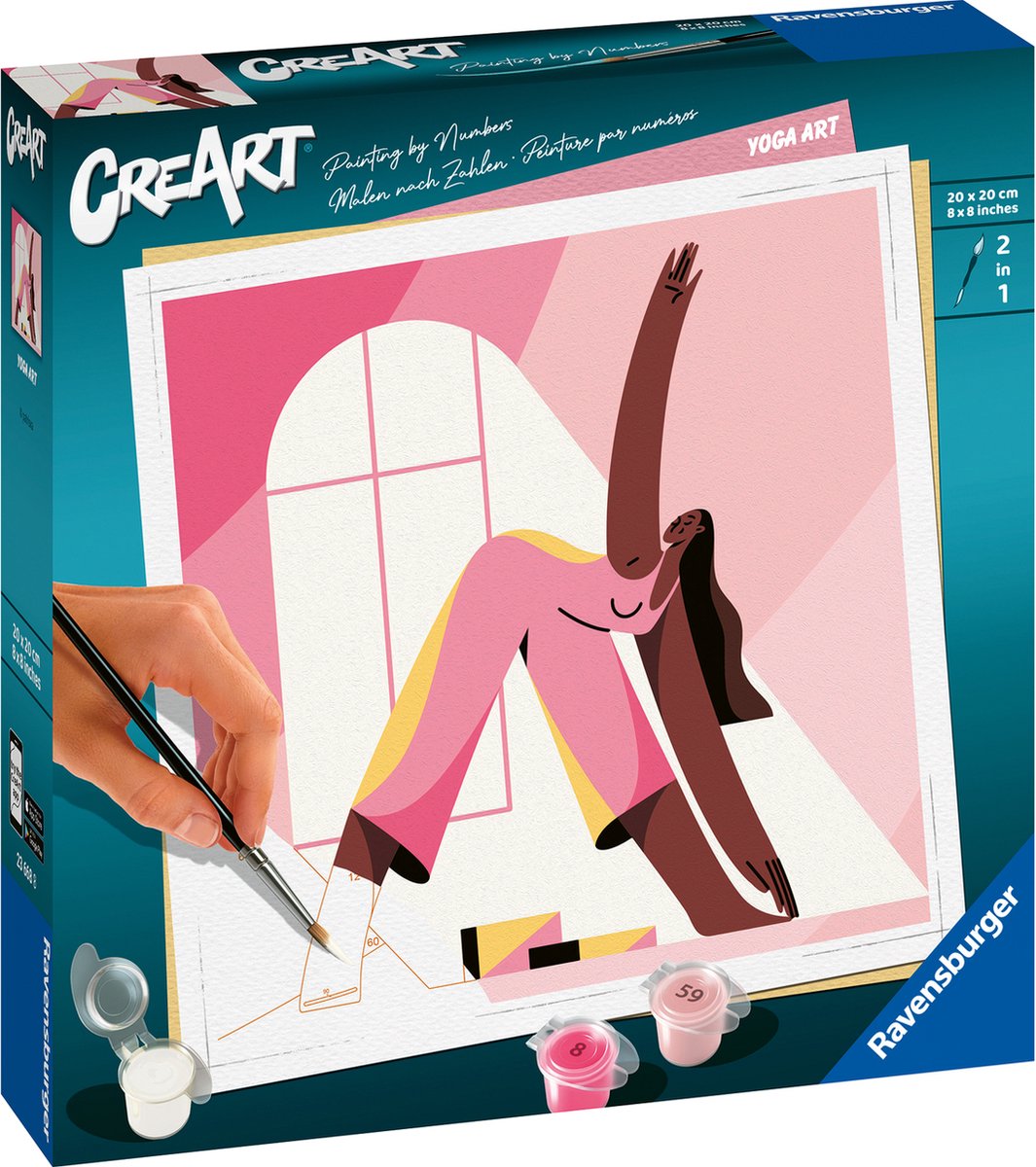 Ravensburger Creart Malen nach Zahlen – Yoga
