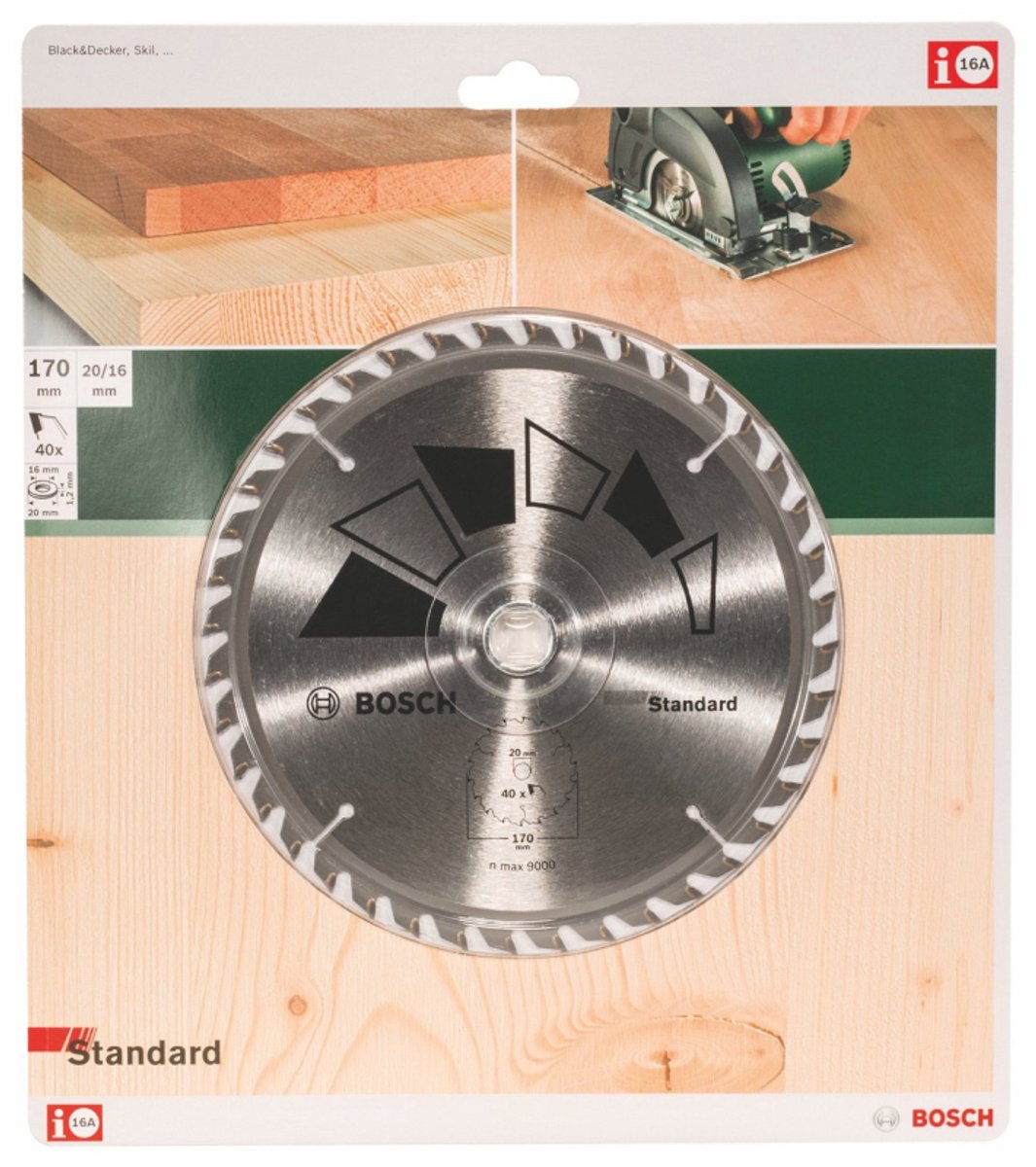 Bosch Kreissägeblatt Basic 170x2,2x20 16,t40 (1)