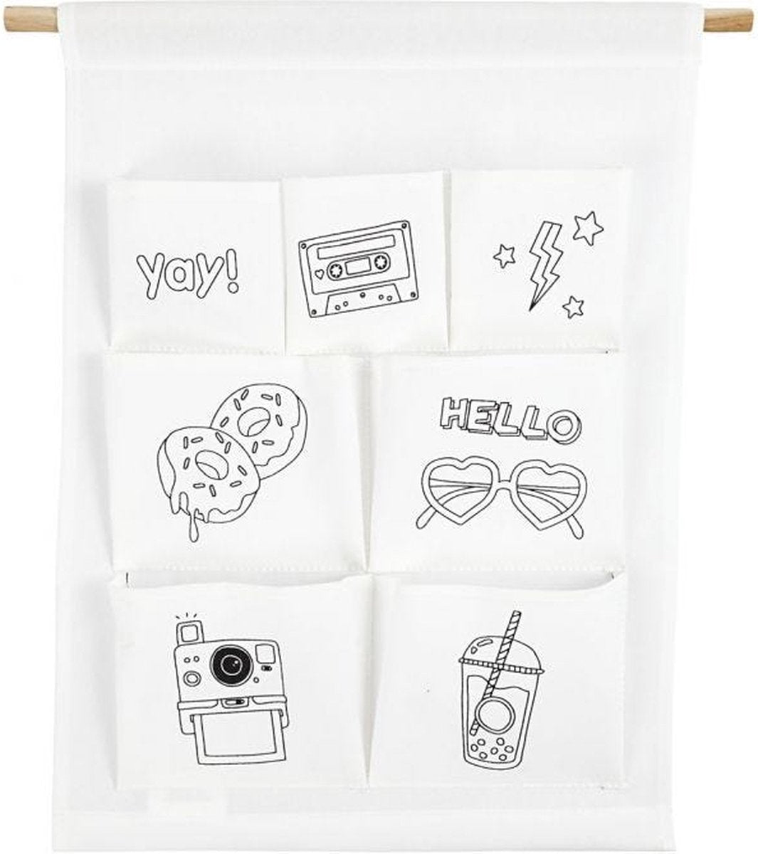 Kreativunternehmen https: www.cchobby.nl hanging-organizer-h-46-cm-w-34-cm-145-gr-white-1-piece