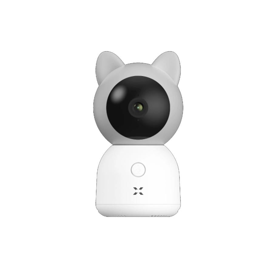Xenon x7201 intelligente Babykamera ohne Monitor, WLAN, 3 MP, Nachtsicht, USB Typ C, SD, weiß