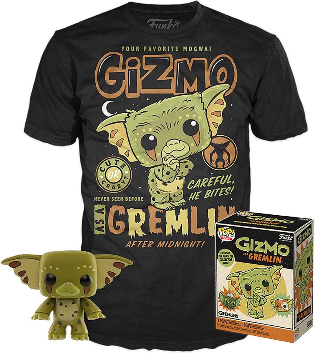 Funko-Pop! T-Shirt: Collectors Box - Gizmo, Gremlins (Größe XL)