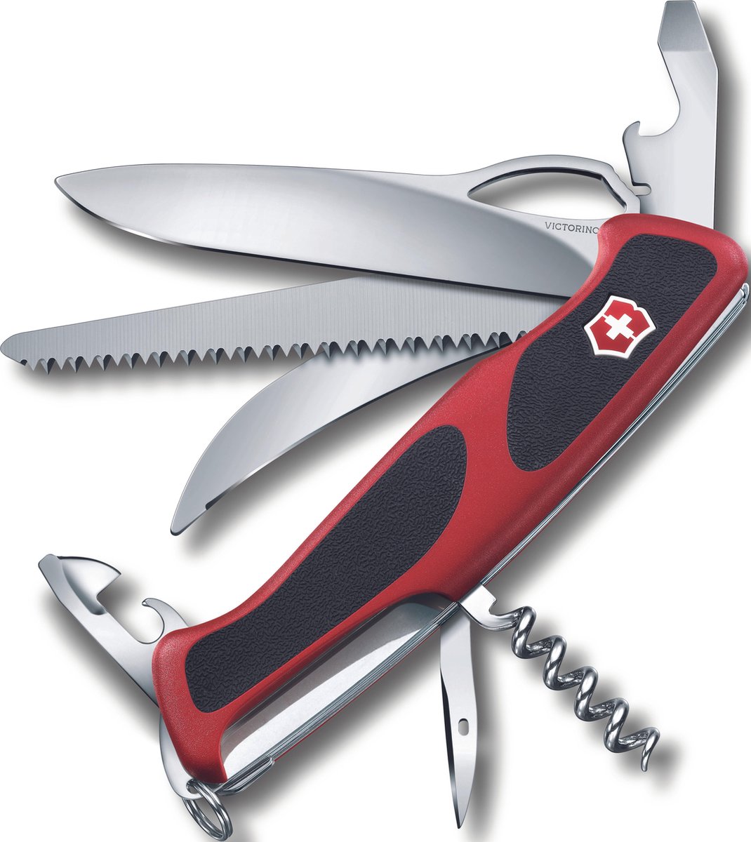 Victorinox Rangergrip 57 Hunter Taschenmesser 13 Funktionen rot schwarz
