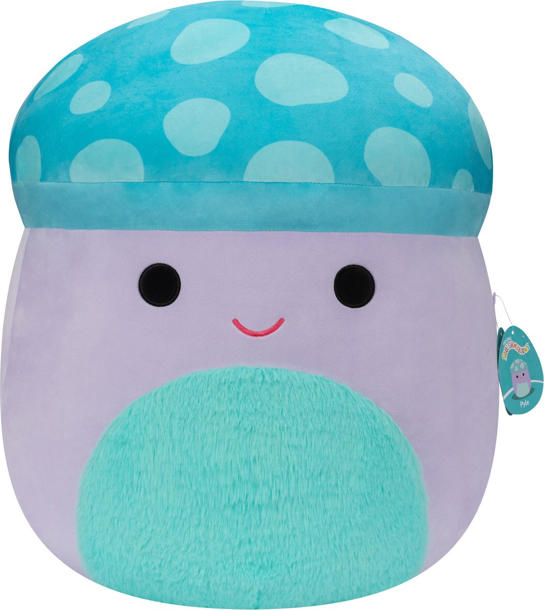 Squishmallows – Pyle, der lila-blaue Pilz, 40 cm Plüsch