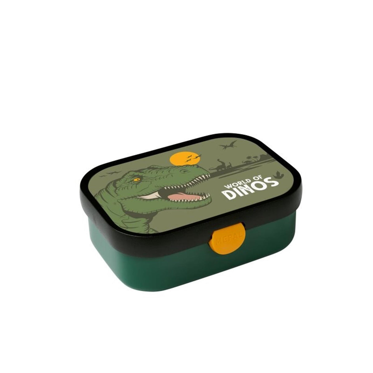 Mepal Lunchbox Campus – 750 ml – Lunchbox mit Fächern für Kinder – geeignet für 4 Sandwiches – Dino