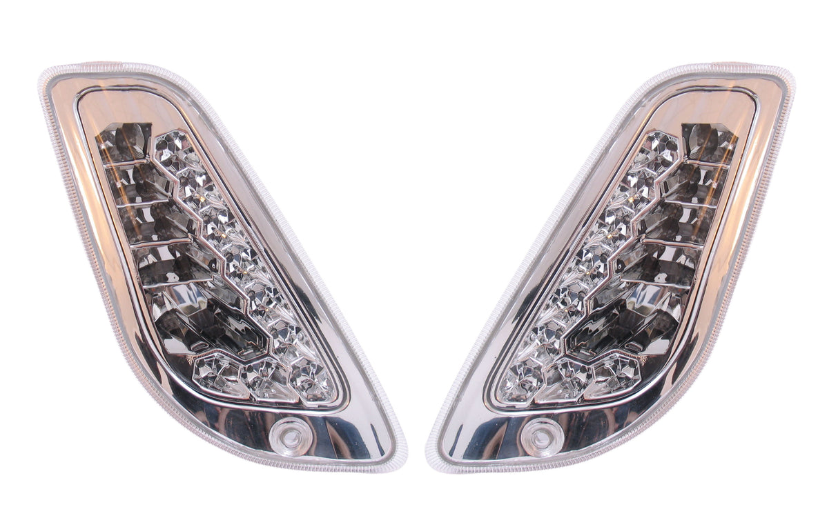 Kantenblitzlicht -Set Vespa LX -50 125 150 LED Clear Line - links und rechts vorne