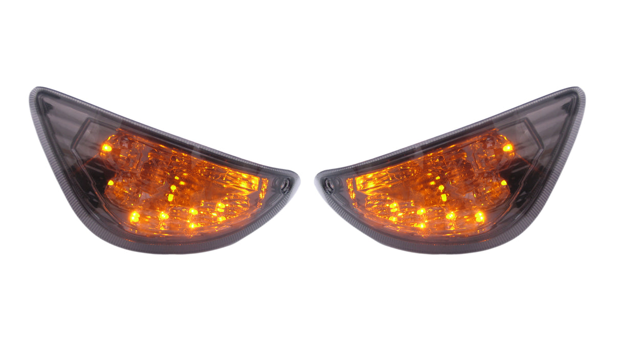 Kantenblitzlicht -Set Vespa LX -50 125 150 Blackline LED - Links und rechts hinten