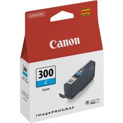 Inktcartridge canon pfi-300c cyaan
