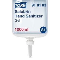 Salubrin tork handdesinfectiemiddel wit kunststof