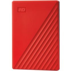 Externe tragbare Festplatte wd My Passport 2 TB rot