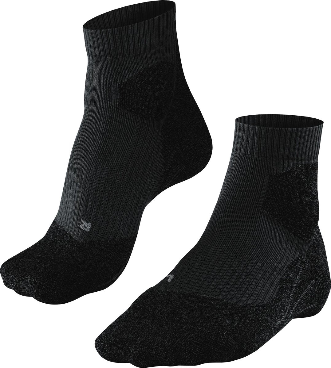 Falke ru Trail Anti-Blasen-Funktionsmaterial Laufsocken Damen Schwarz - Größe 39-40