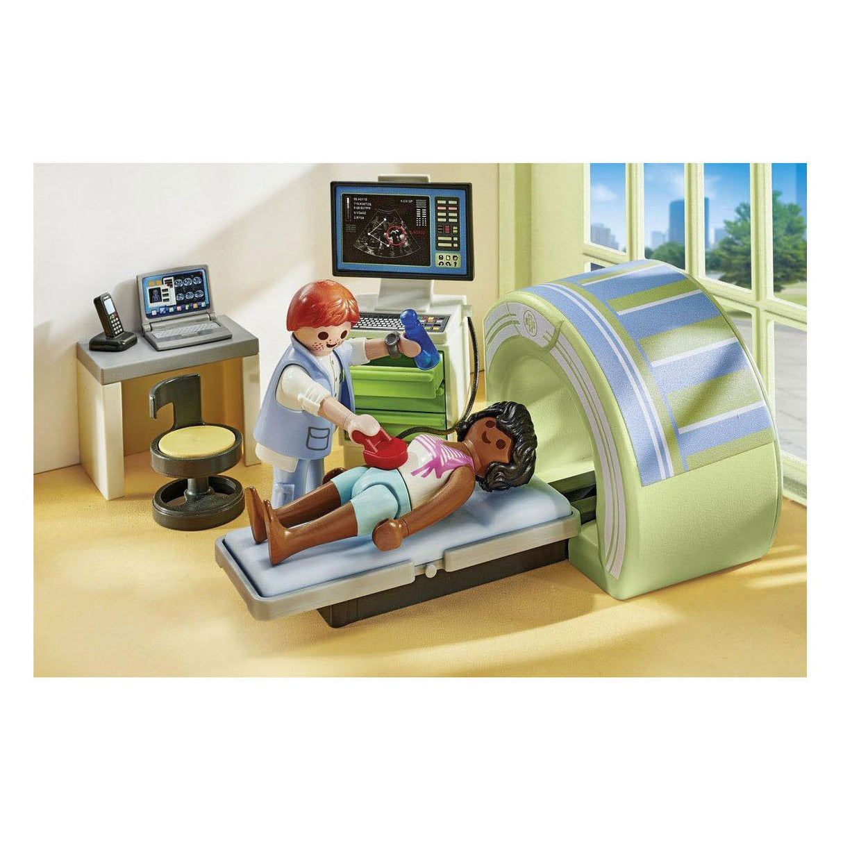 Playmobil-Actionhelden MRT mit Patient – 71619