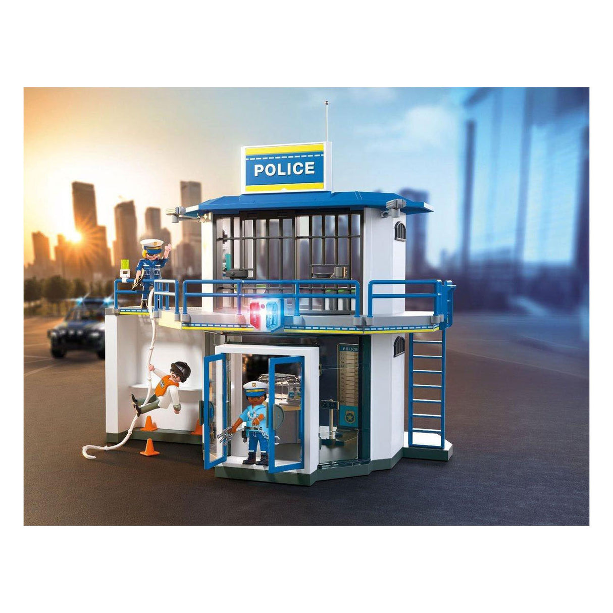 Playmobil City-Action-Polizeistation mit Untersuchungsraum – 71875