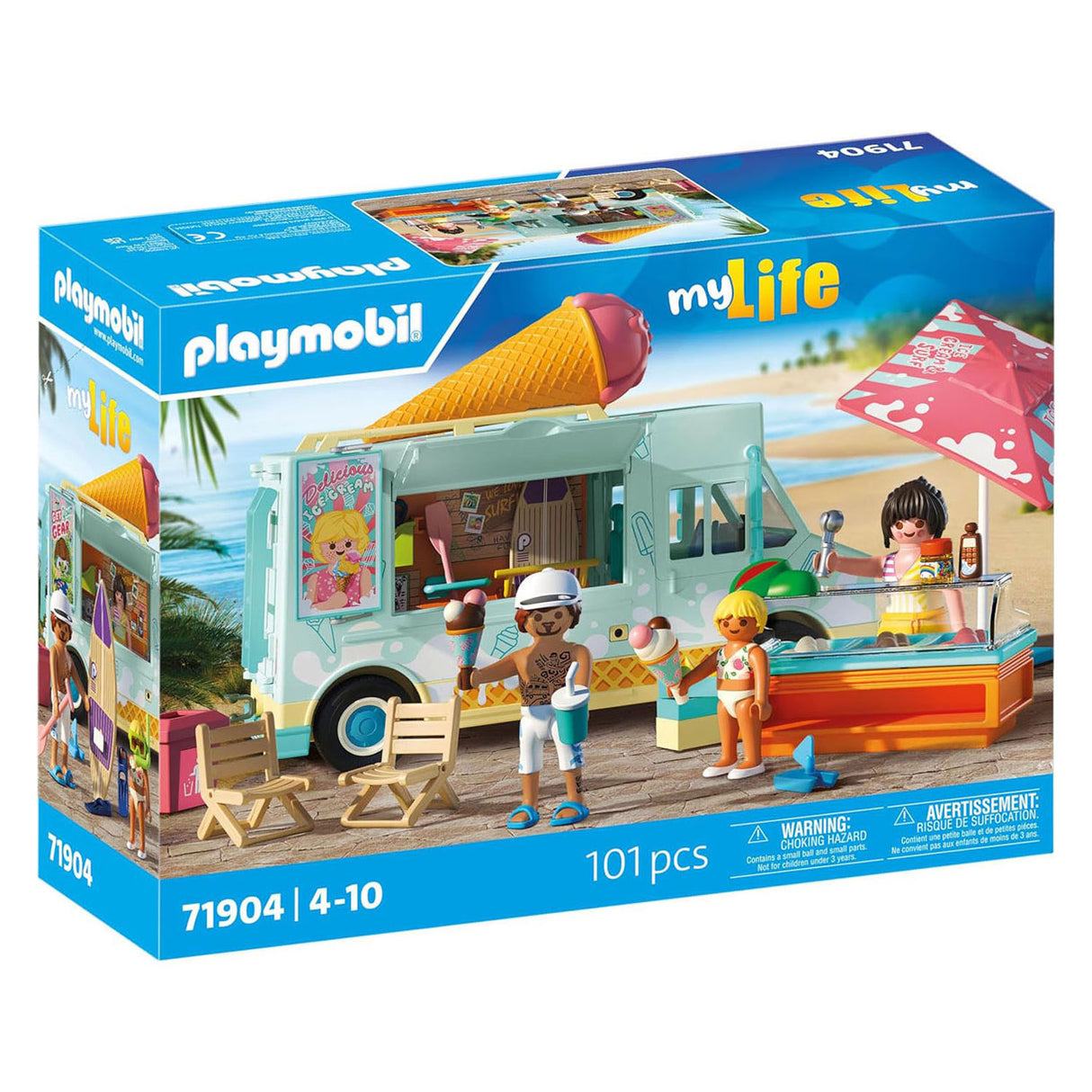 Playmobil My Life Eiswagen mit Surfshop – 71905