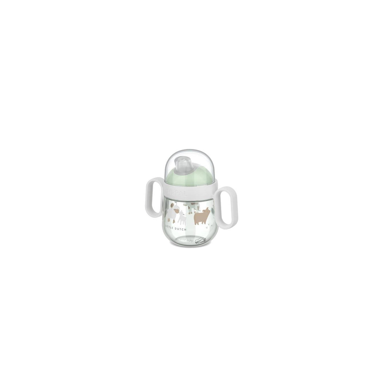 Mepal Mio Becher mit tropffreiem Ausguss Little Dutch – 200 ml – leicht zu halten – Kindergeschirr – Little Farm