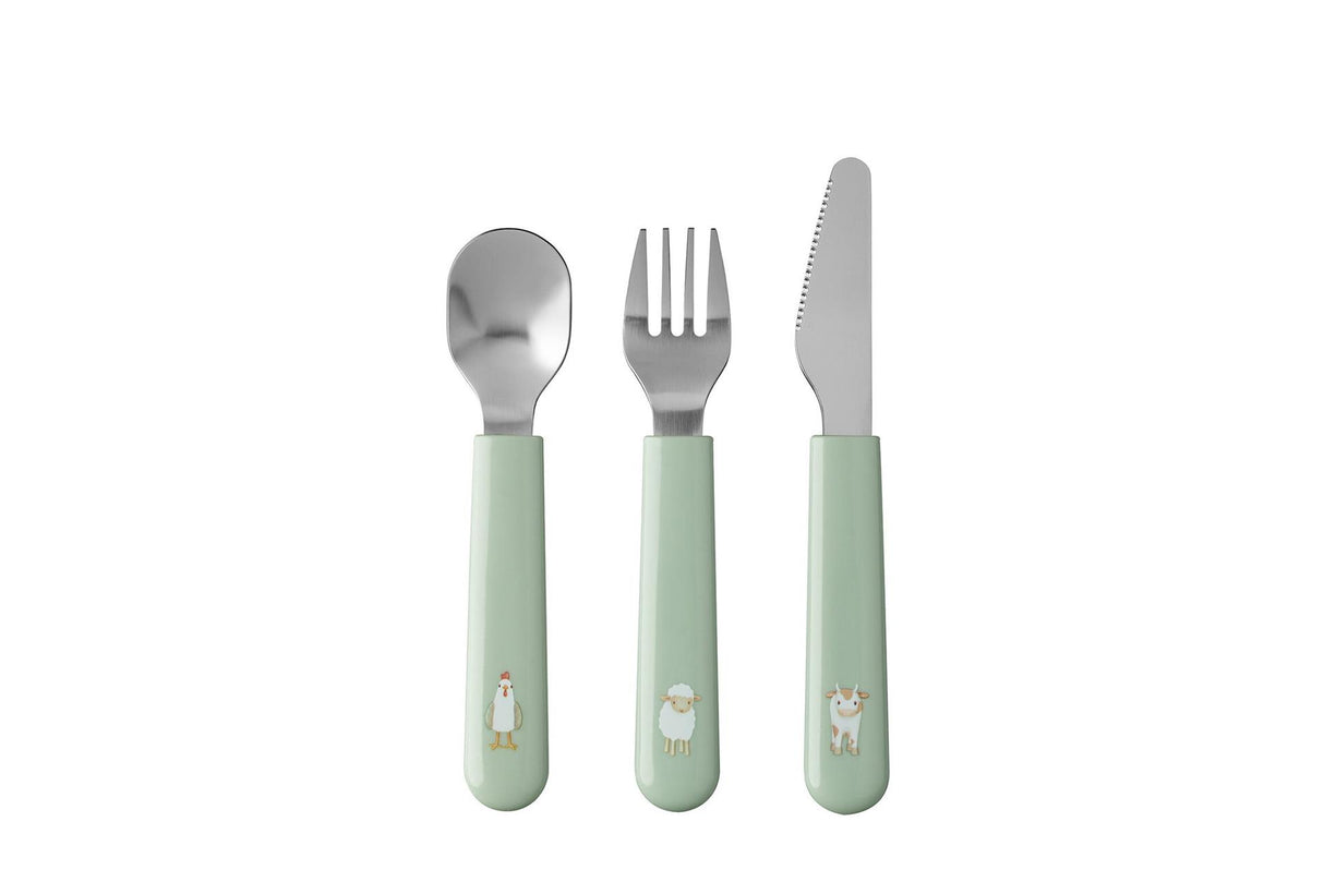 Mepal Kinderbesteck Mio 3-teilig - Little Farm