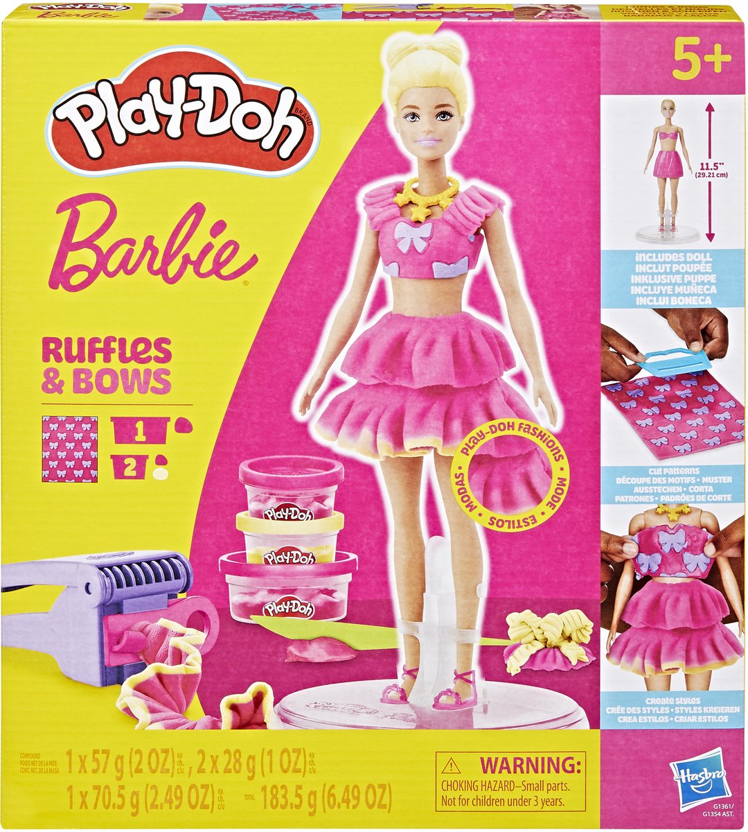 Play-Doh-Barbie-Rüschen und -Schleifen