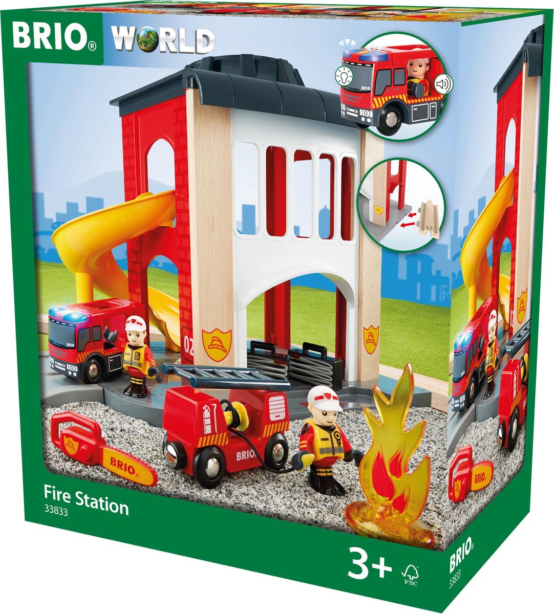 Große Feuerwache Brio - 33833 - Gleisteil