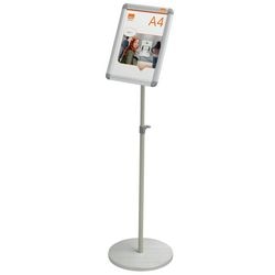 Displaystandaard nobo a4 zilver