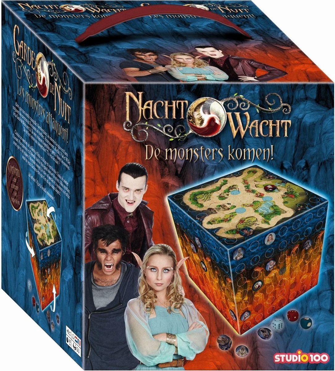 Brettspiel „Night Watch“ – Monster kommen – Brett in Würfelform