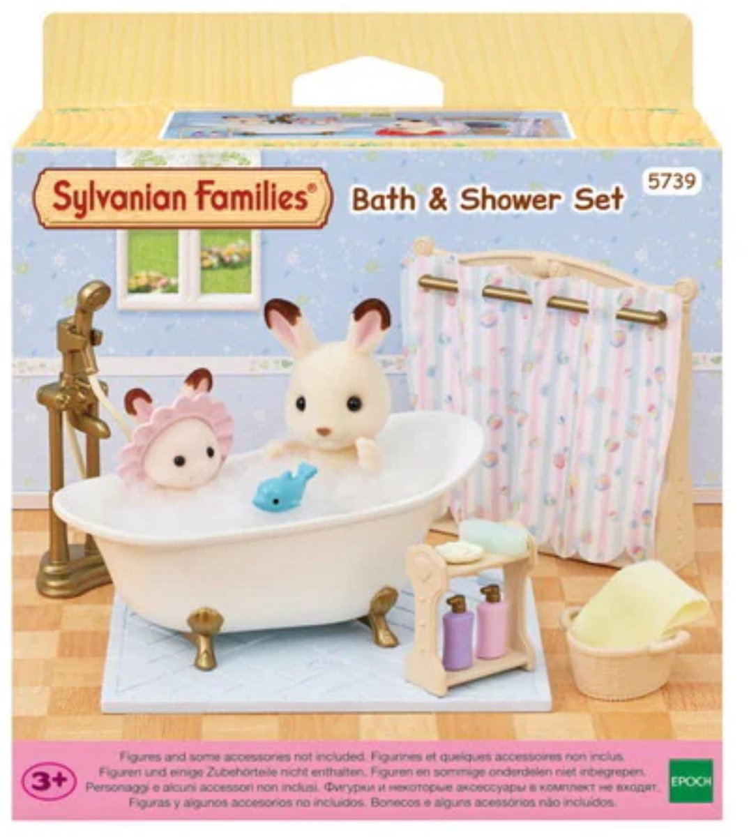 Epoch Sylvanian Family Bad-Duschset