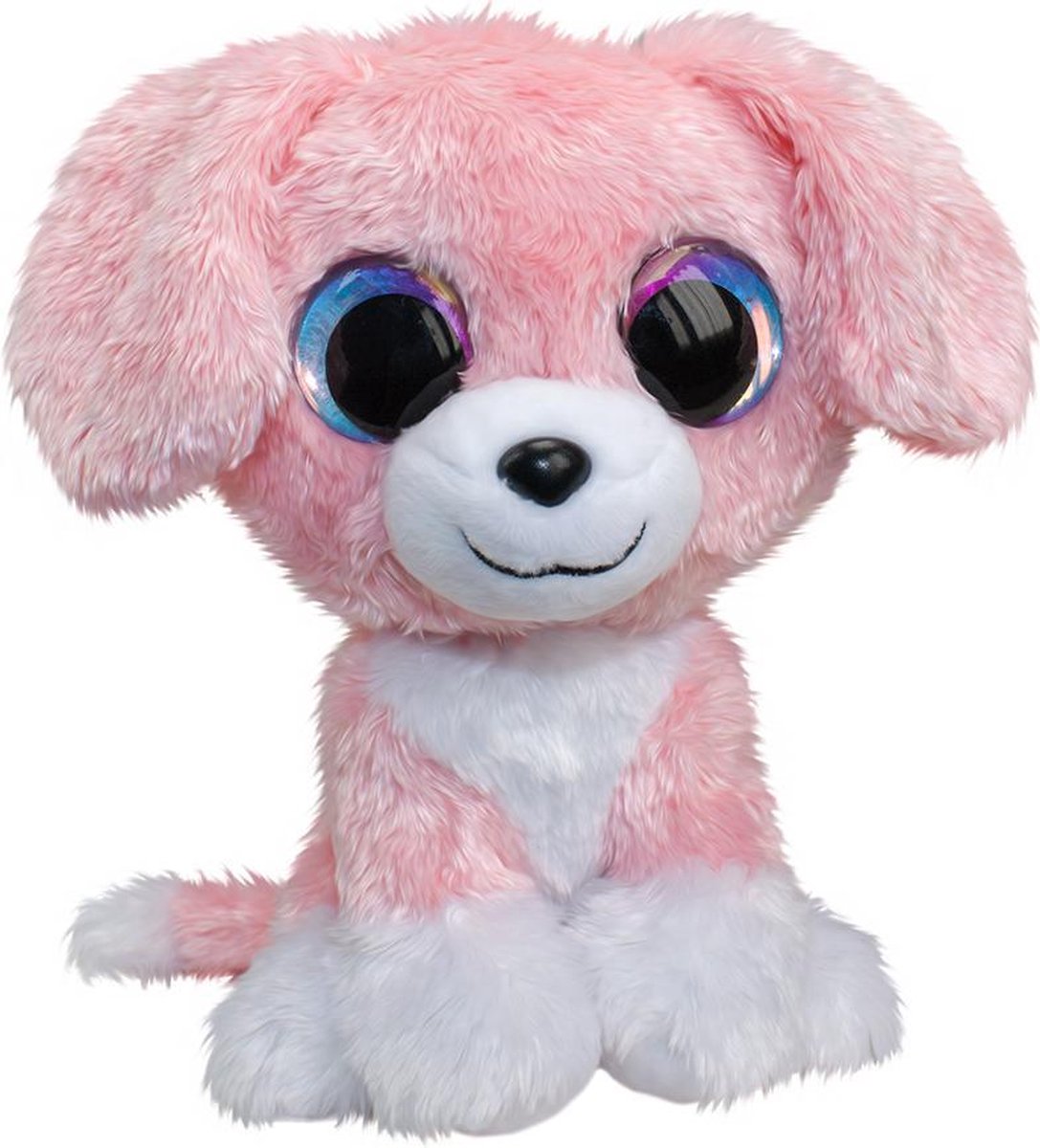 Lumo Stars Kuscheltier - Hund Pinky, 15cm
