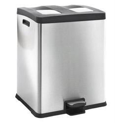 EKO Pedal Bin Rejoice 2x30 L Matzilverklegege