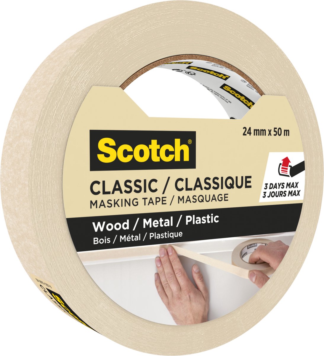 Klebeband klassisch 24mmx50m beige