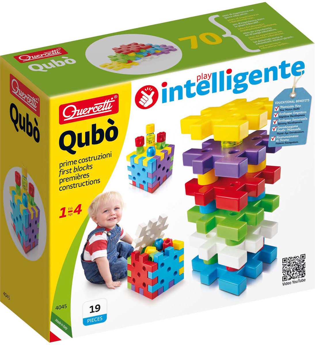 Quercetti Qubo erste Blöcke