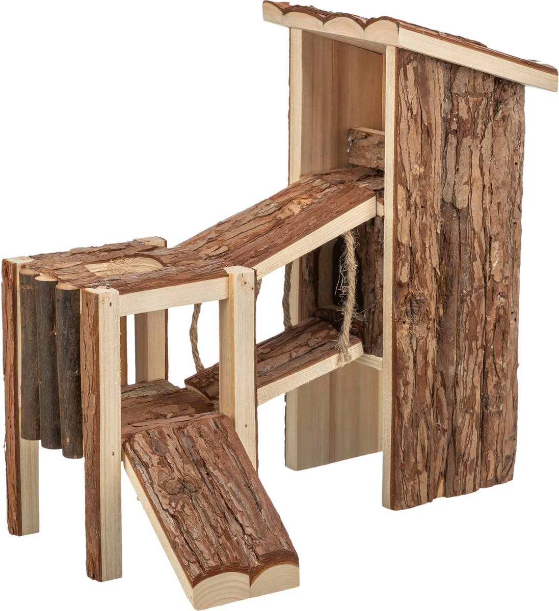 Trixie Spielplatz Tjorven Mäuse Hamster Rinde Holz