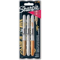 Permanentmarker sharpie kleurenassortiment 3 stuks