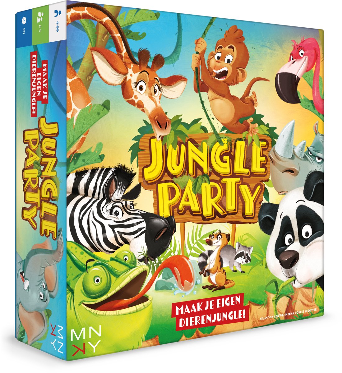Mnky Entertainment Mnky – Dschungelparty-Brettspiel