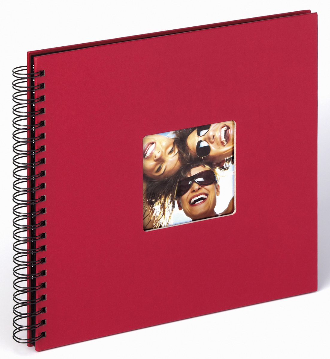 Walther sa-110-r fun - Spiralalbum - Größe 30 x 30 cm - rot