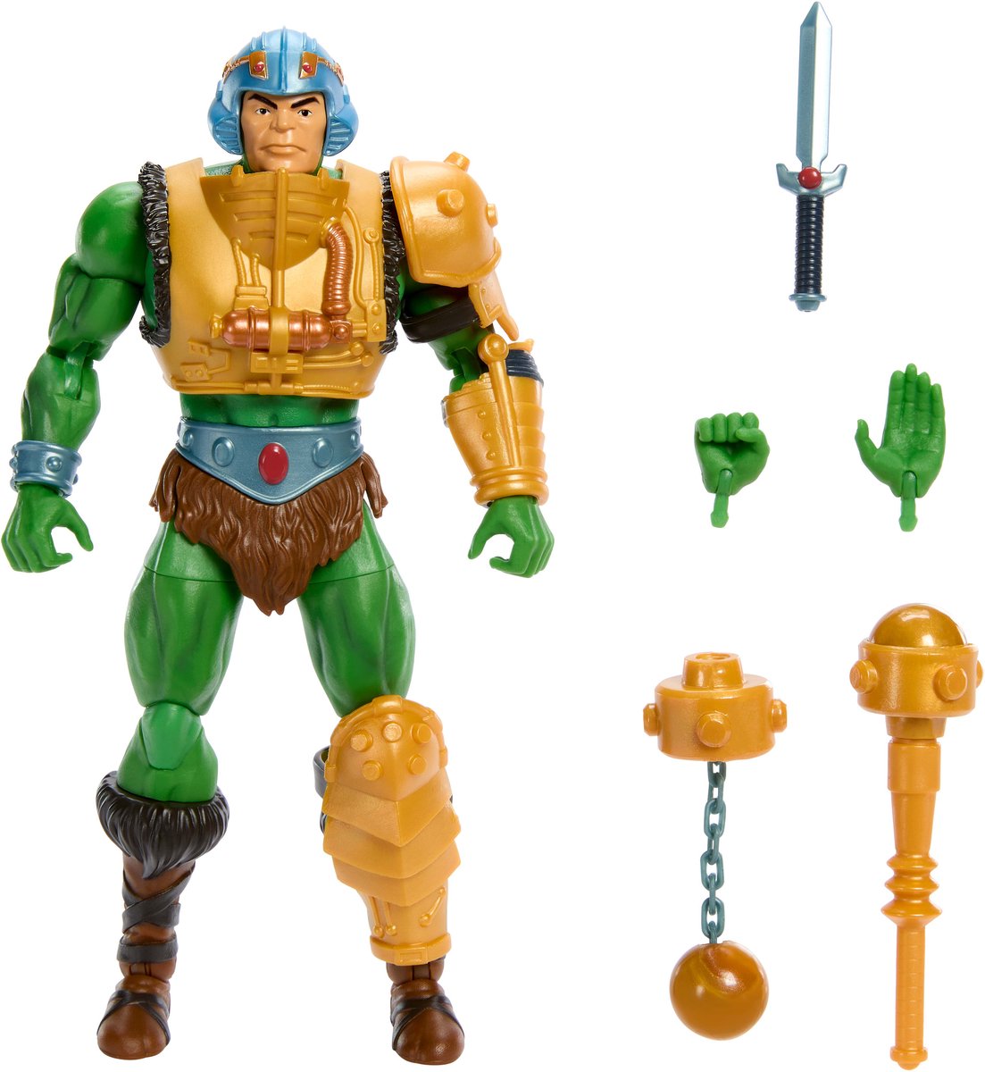 Mattel Masters of the Universe Masterverse Vintage Collection Actionfigur Man-at-Arms 18 cm große Actionfigur