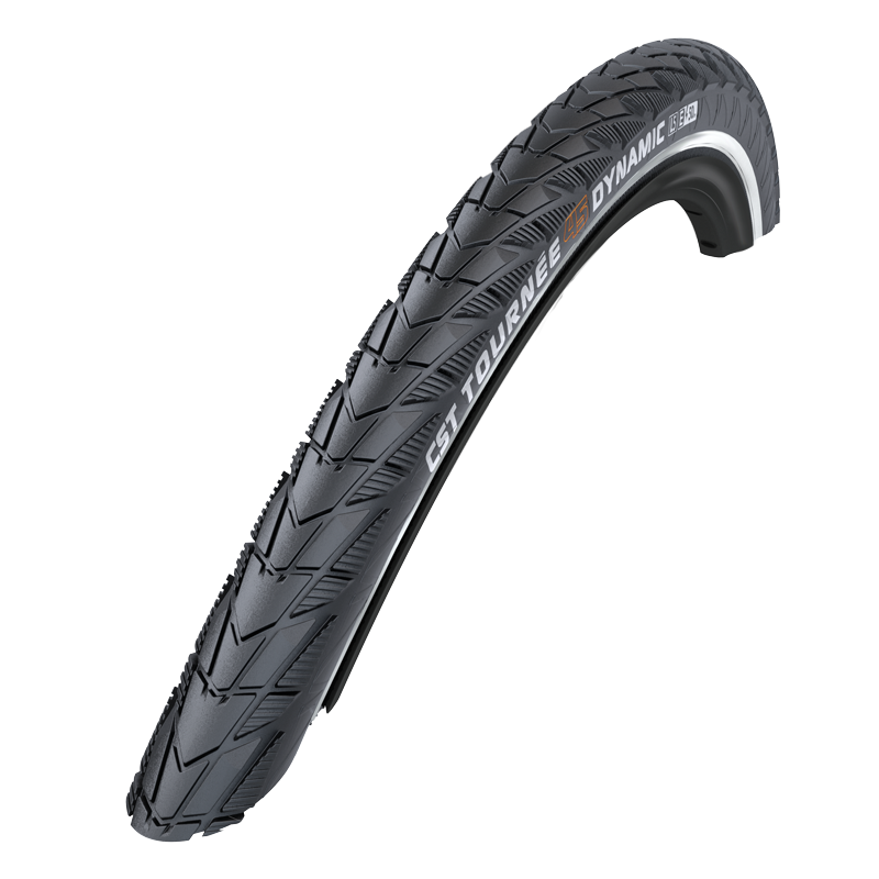 CST-Reifen Tournée 45 Dynamic 28 x 1,50 40-622 mm – Schwarz mit Reflexion