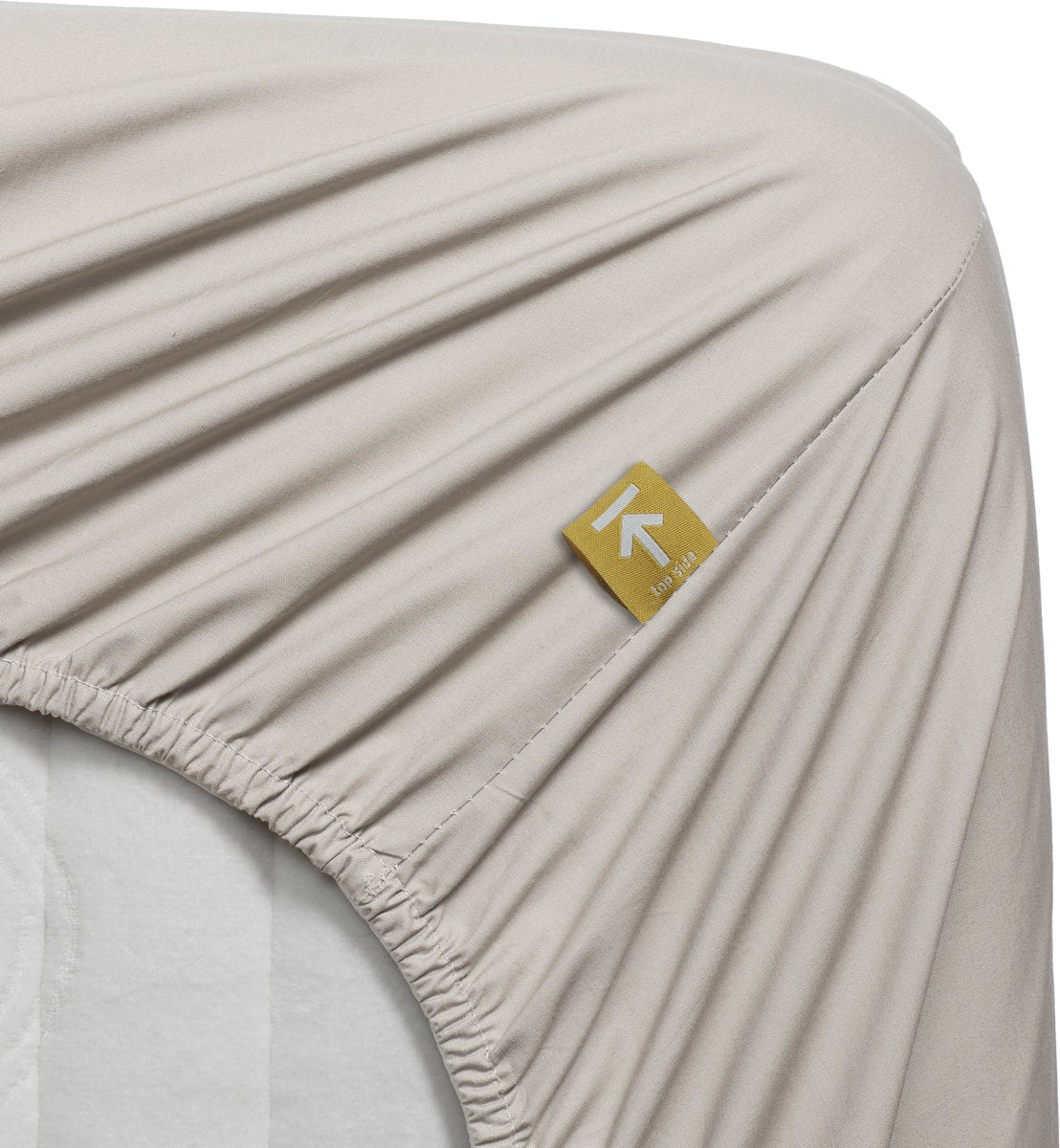 Beddinghouse - percale katoen - hoeslaken - 90x210 cm - naturel