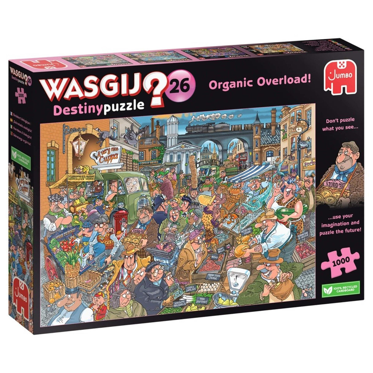 Jumbo Wasgij Destiny 26 Puzzle – voller Bio!, 1000 Teile.