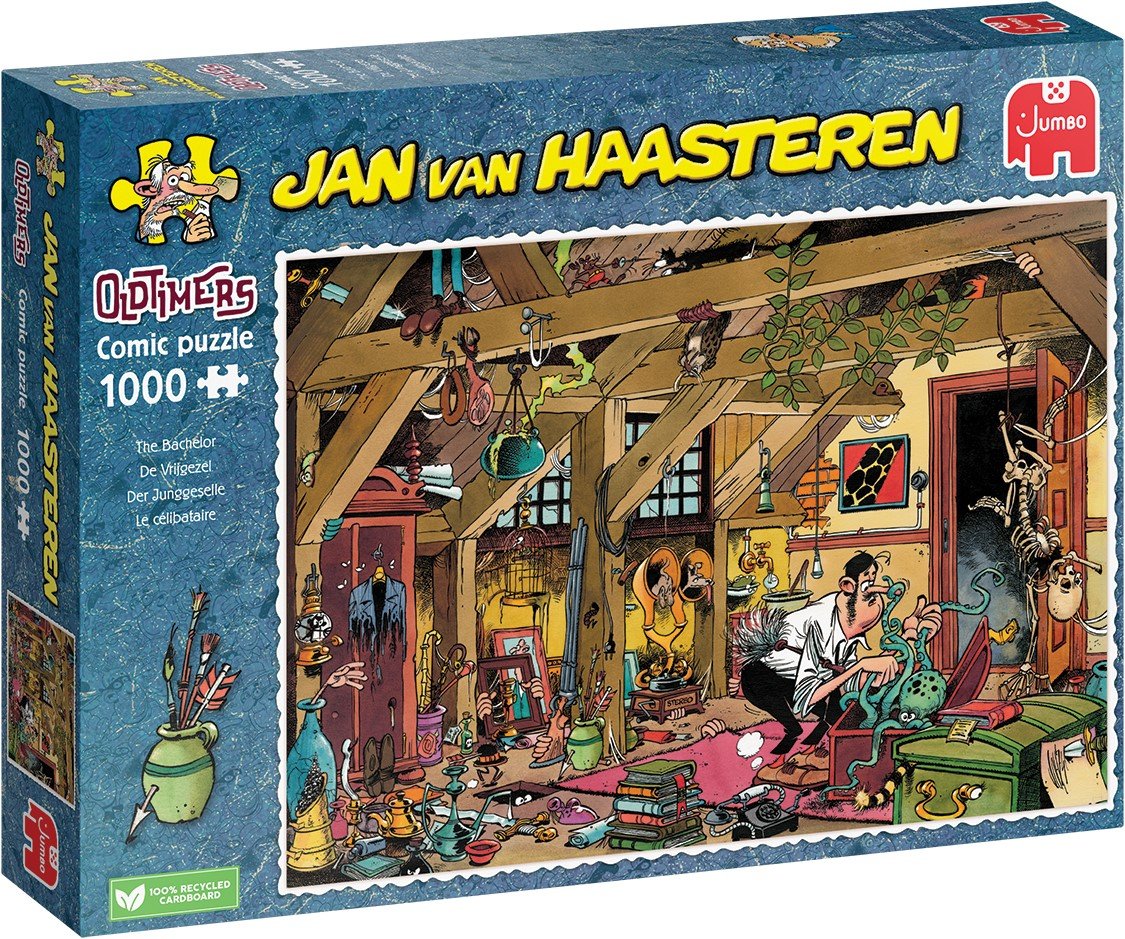 Jumbo Jan van Haasteren Puzzle – Oldtimer der Junggeselle, 1000 Teile.