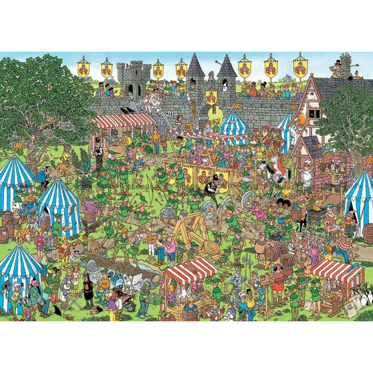 Jumbo Jan van Haasteren Puzzle - Robin Hood Festival, 1500 Teile.