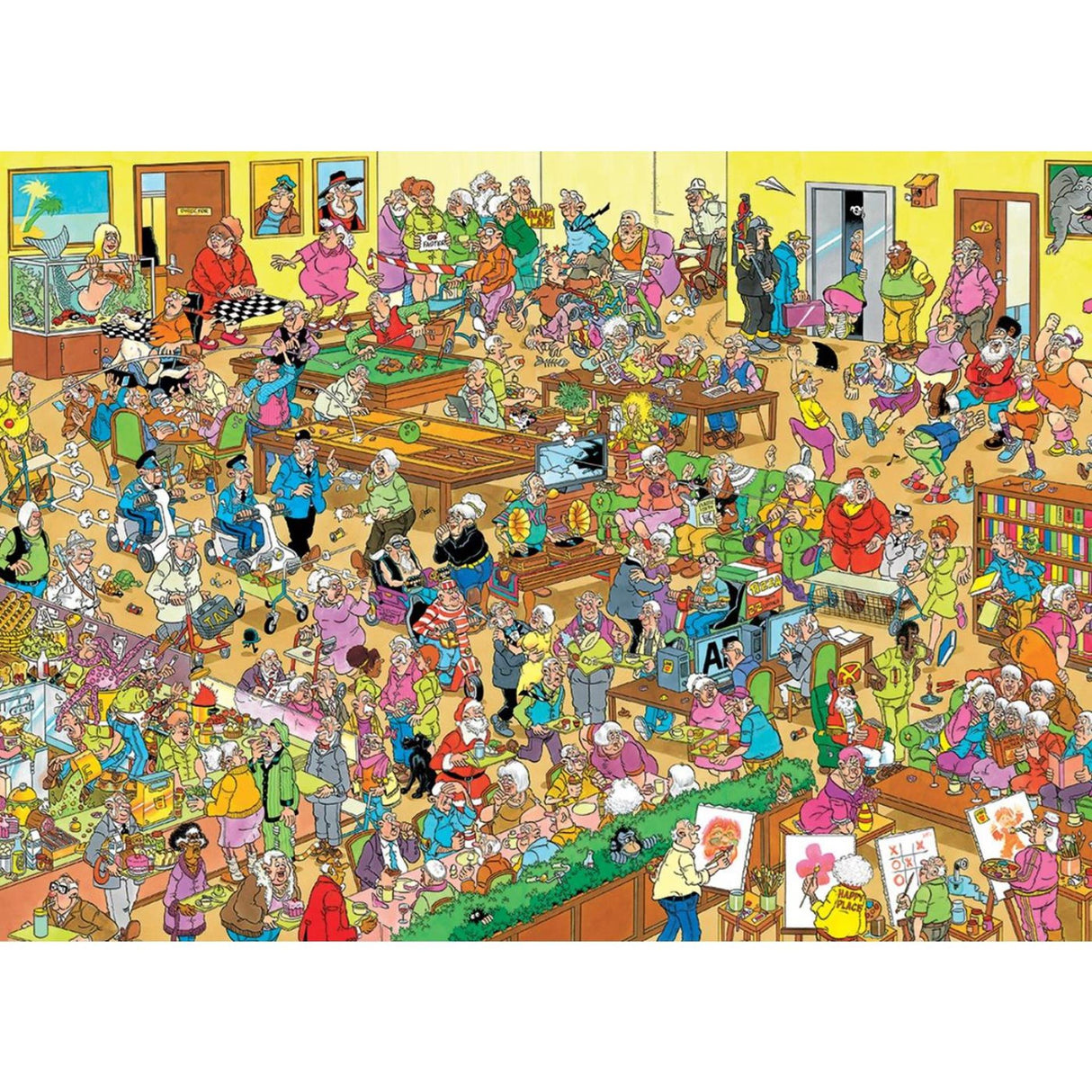 Jan van Haasteren Puzzle - Das Altersheim, 1000 Teile.