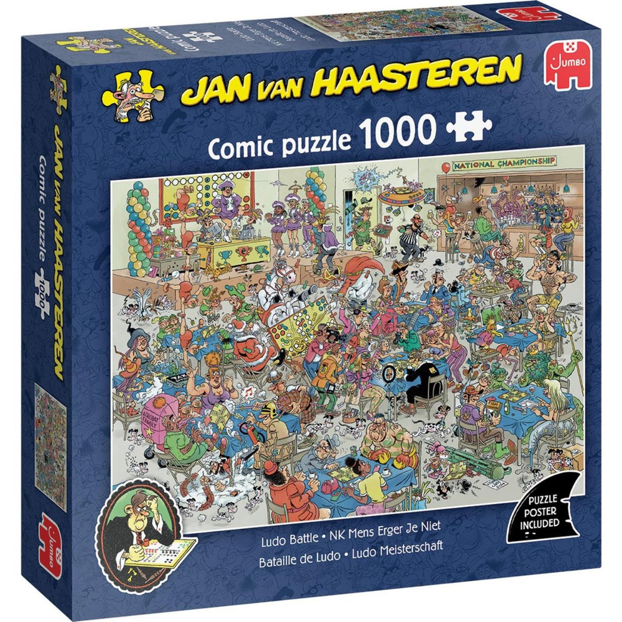 Jumbo JVH Puzzle nk Mann nerv dich nicht 1000 Teile