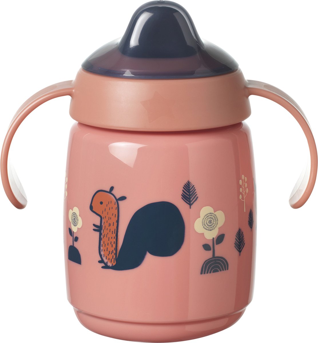 Tommee Tippee Superstar Sippee-Trinkbecher – mit weichem Ausguss – mit Intelligenzventil – antibakterielle Bacshield-Technologie – ab 6 Monaten – 300 ml – rot