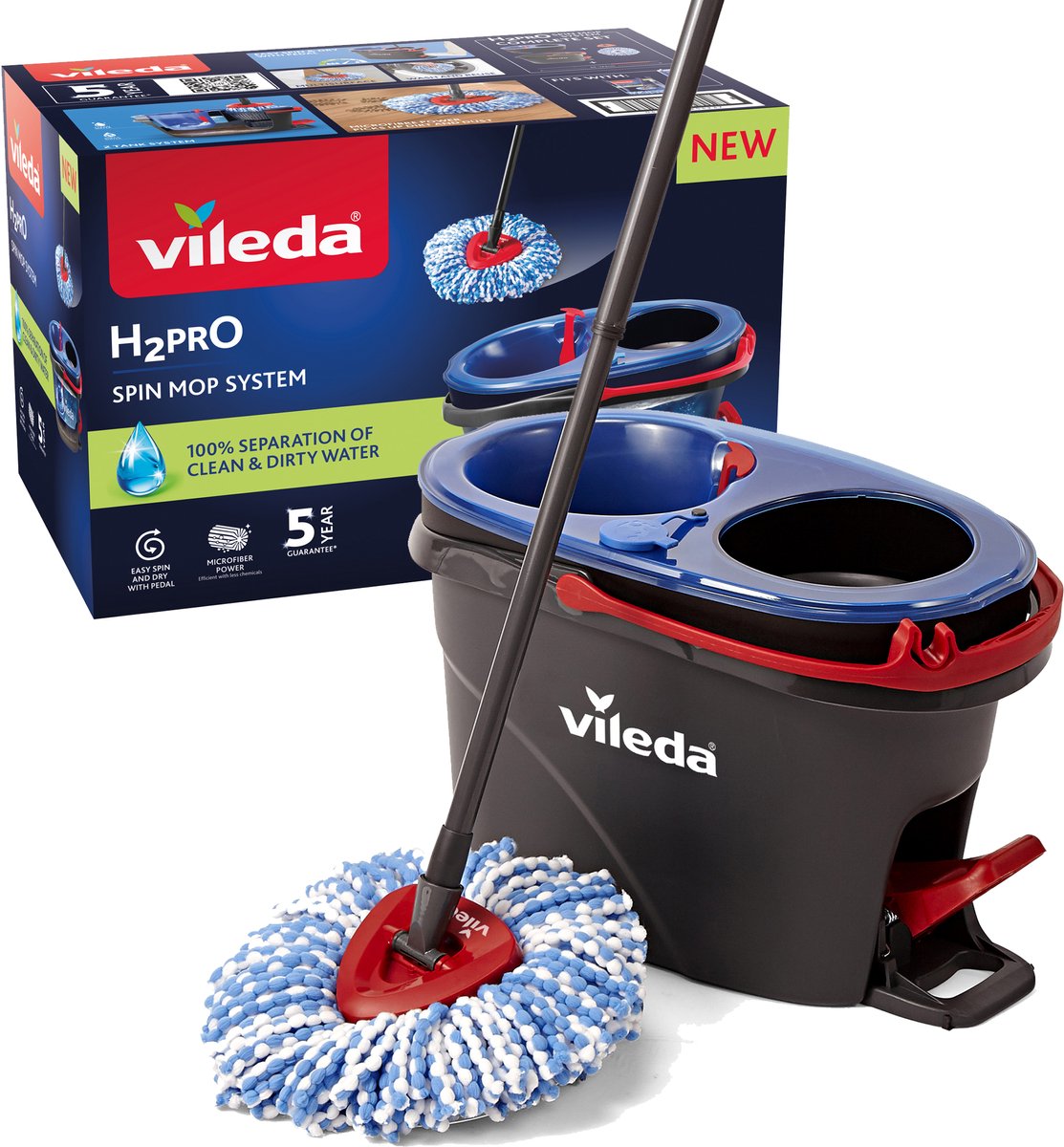Vileda h2pro Schleudermoppbox