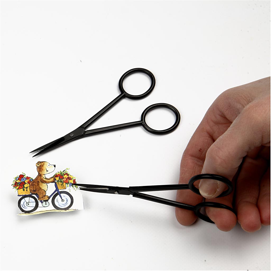 Creativ Company Silhouettenschere, L: 11 cm, Rechtshänder, 1 Stück