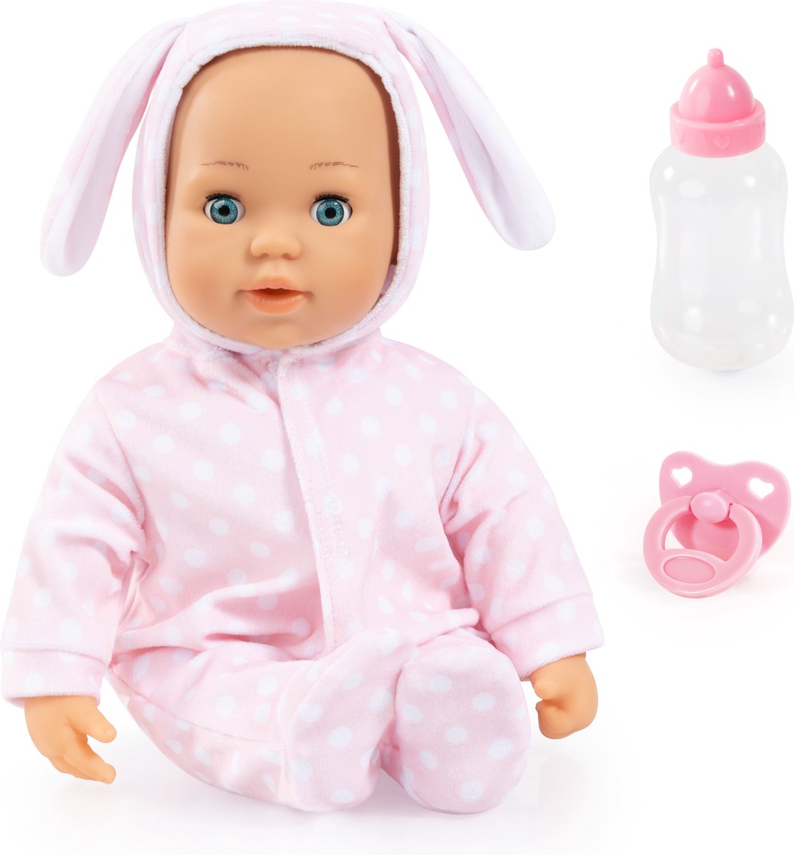 Bayer Design - Babypuppe Anna First Words Baby mit Sound 38 cm in Pink