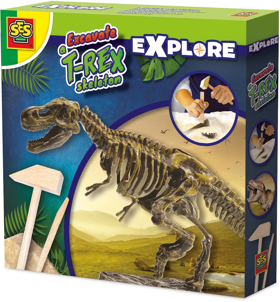 Ses kreative Ses graben T-Rex aus