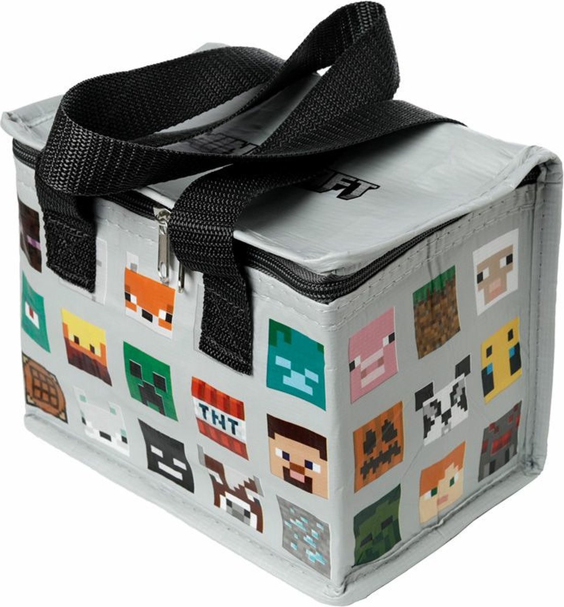 Puckator kleine Lunch-Sixpack-Kühltasche – Minecraft-Aufdruck – 21 x 15 cm – 4,4 l